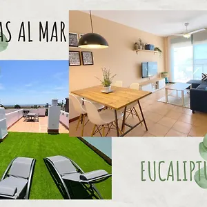 Vistas Al Mar Playa Eucaliptus, Con Solarium Privado Apartamento